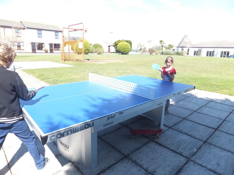TABLE TENNIS  --  great fun for families.