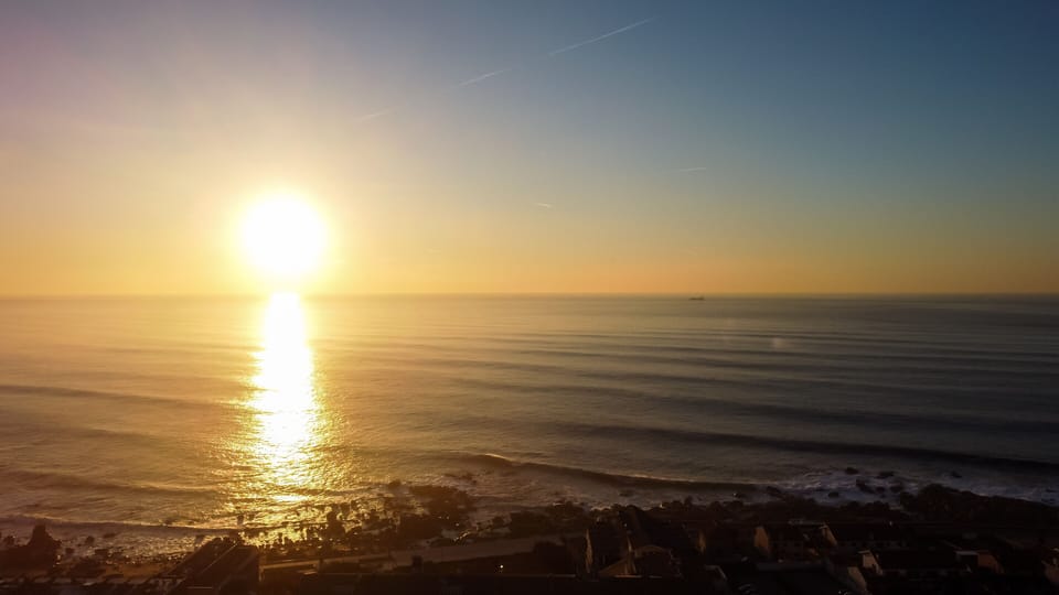 Por do Sol visto da Quinta das camélias 