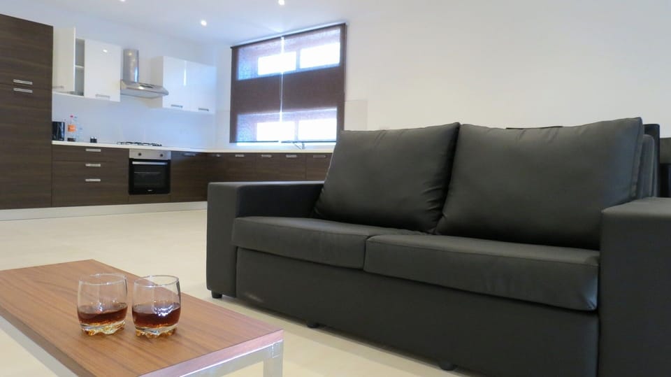 Kitchen and living area