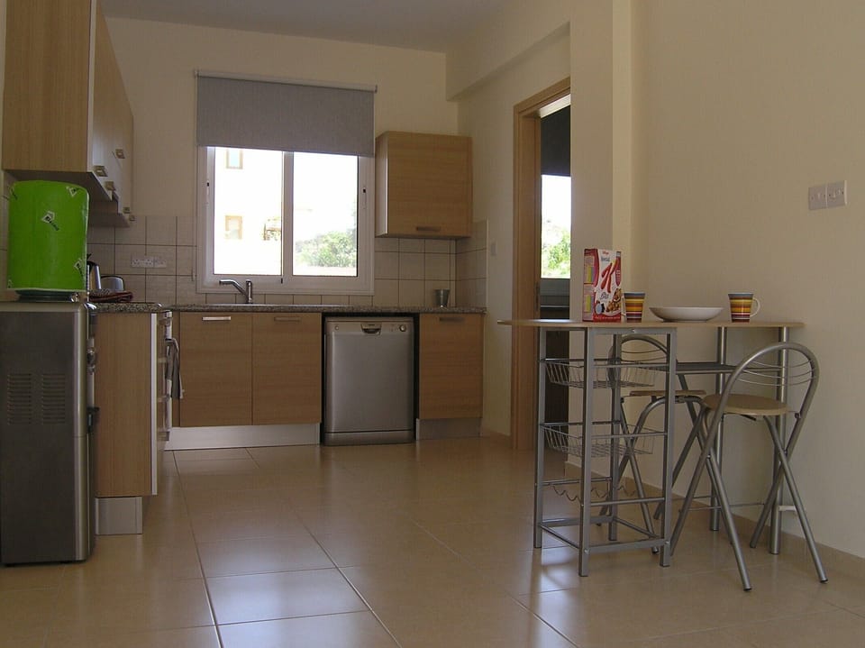 Spacious kitchen and utility room.