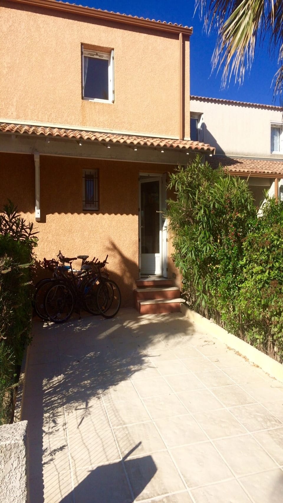 Front of house and parking