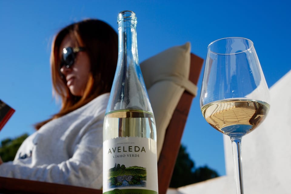 Relax with a glass on the sundeck...