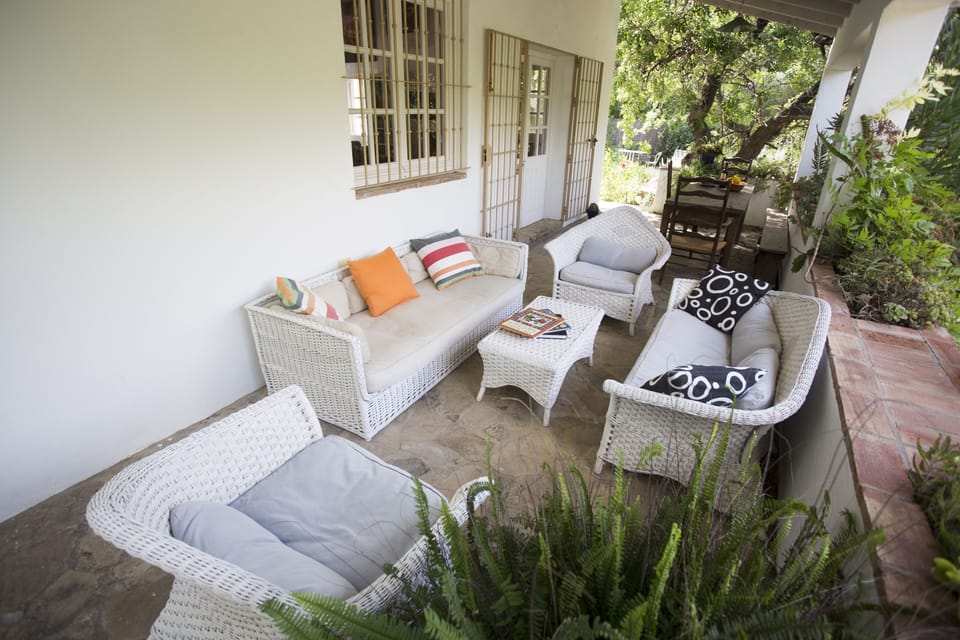 The Cottage There is a covered terrace with seating and  
outside Dining Table