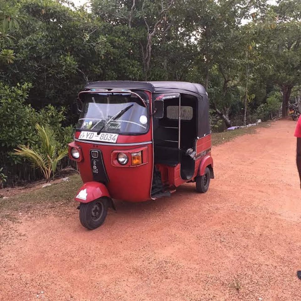 Janarka's Tuk-Tuk. Competitive pricing, always gleaming, first class driver.