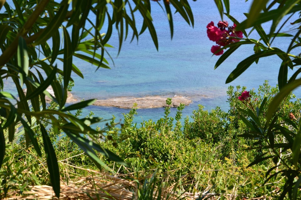 View from a cliff above Spartia beach. Spartia Kefalonia Greece vacations
