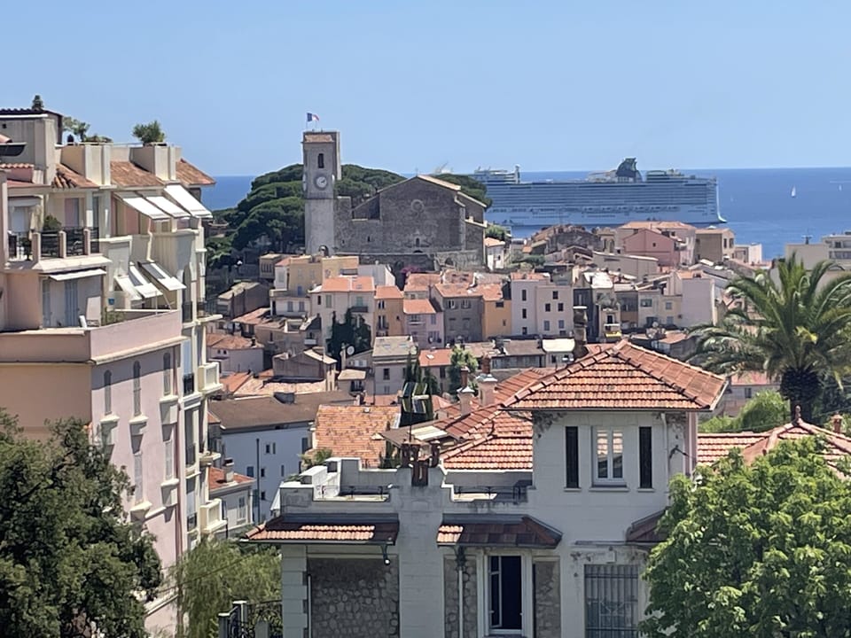 View of the Old Town from the roof terrace