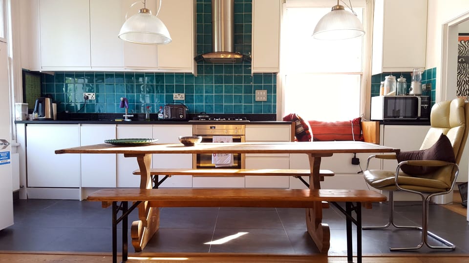 Kitchen and dining area