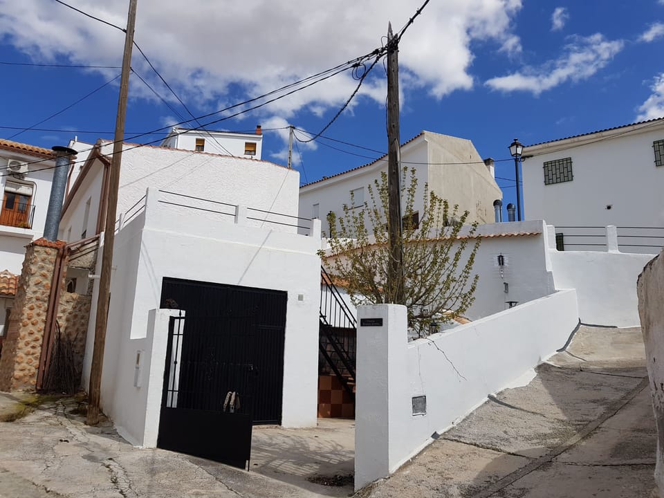 entrance to the courtyard and cave