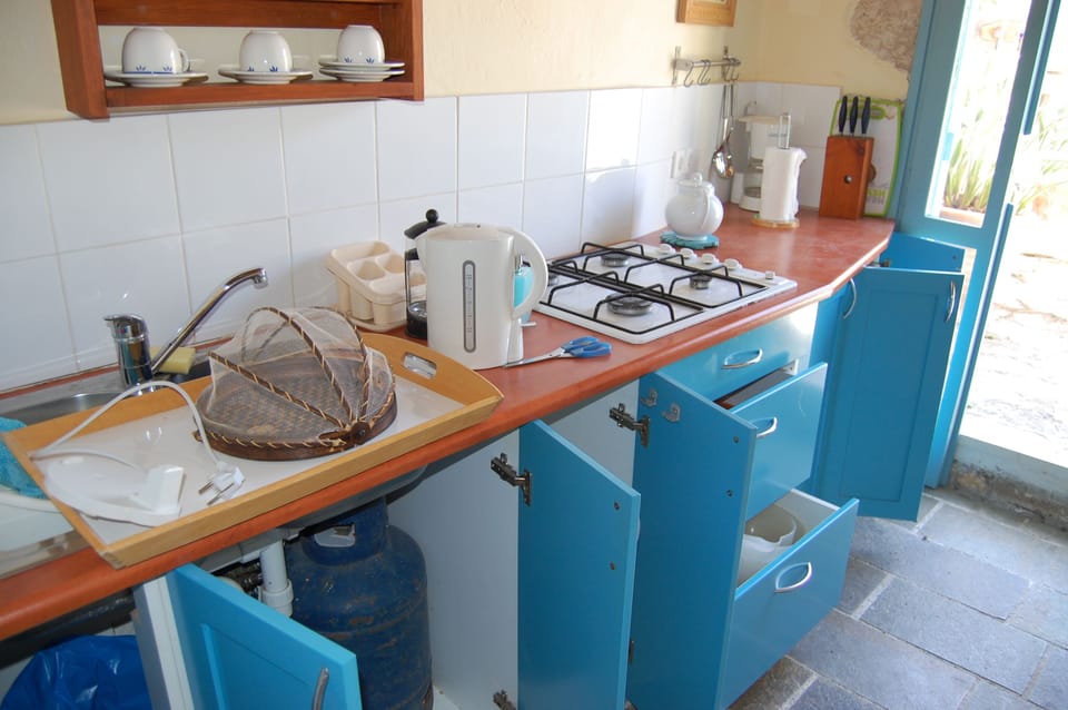 Kitchen leading in to your private courtyard