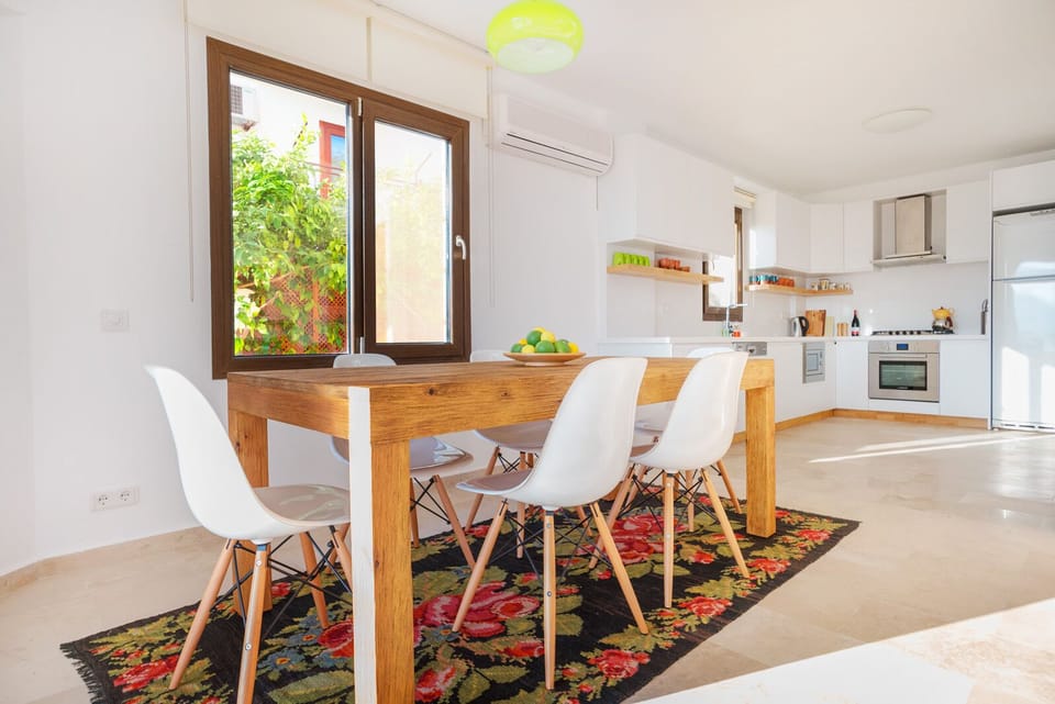 Dining area and kitchen
