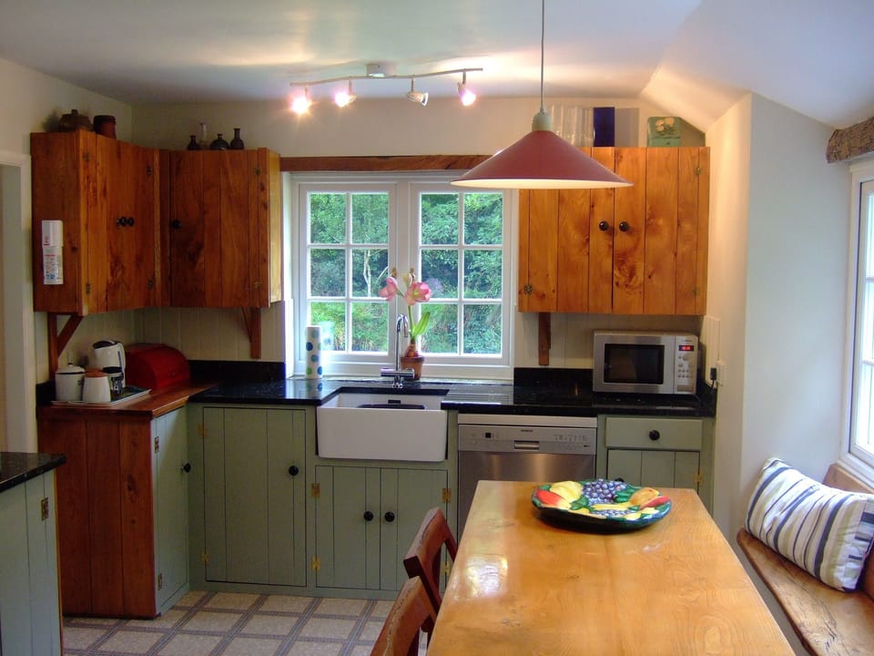 The newly refitted kitchen