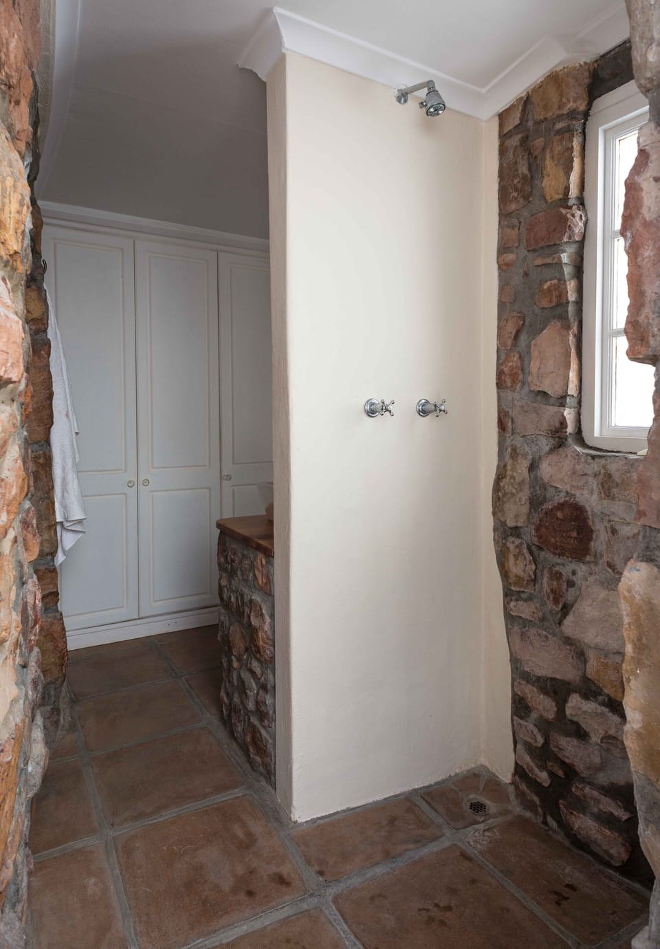 Shower in main bathroom