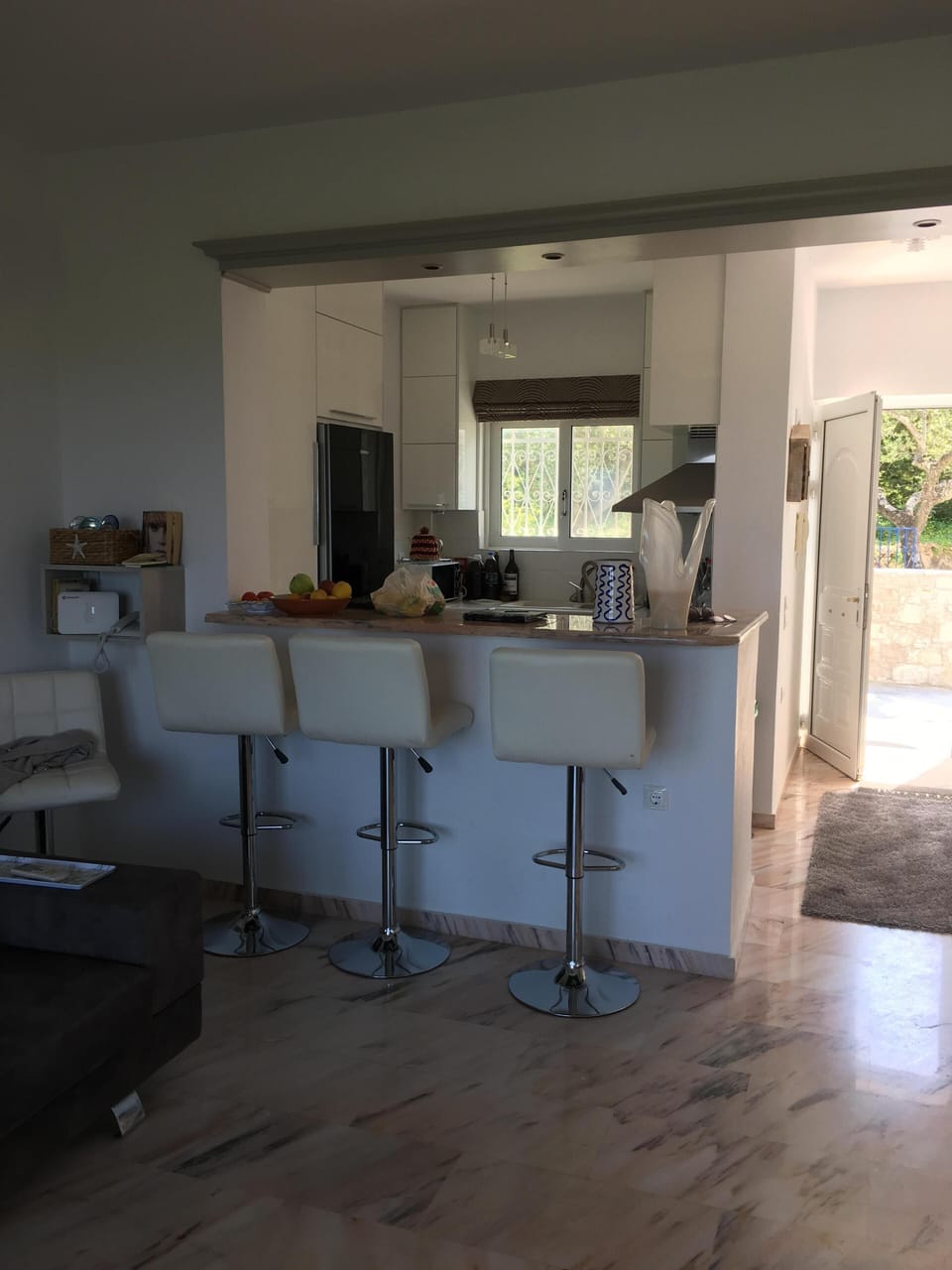 newly fitted villa kitchen