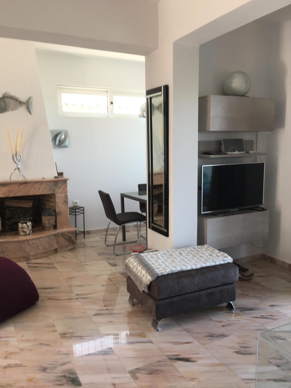wonderful marble floors throughout