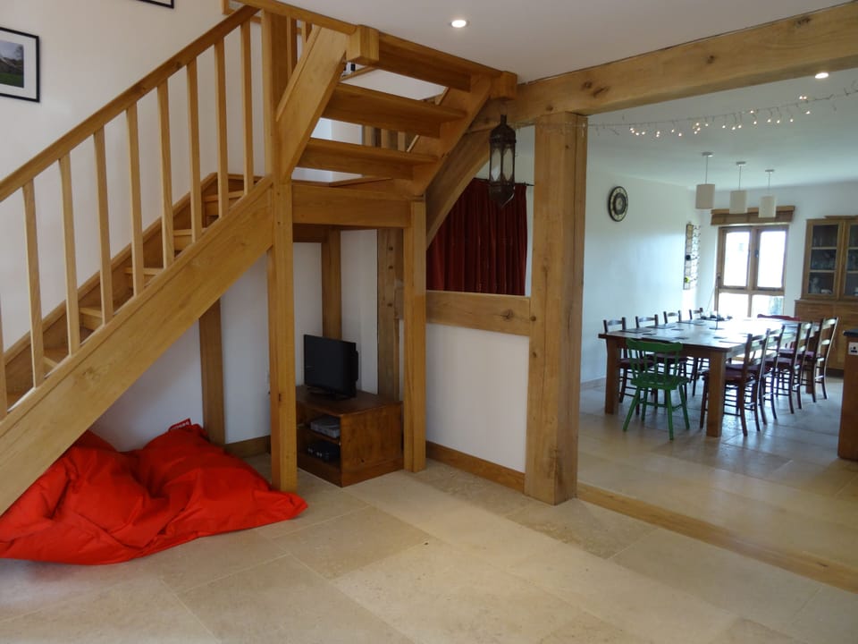 Kids snug area with games consoles