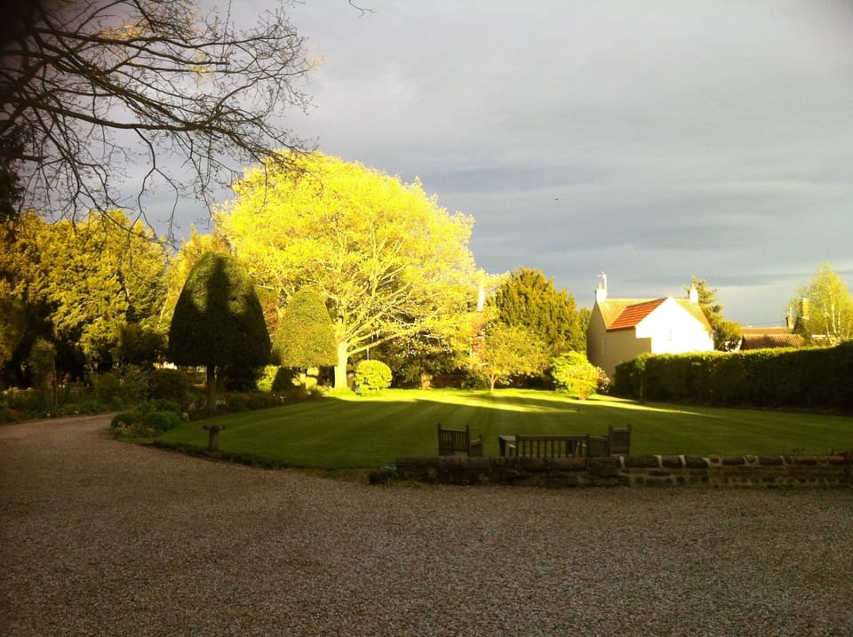 The front garden is ideal for croquet*, badminton* and football (prior request)