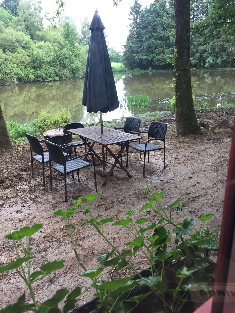 The terrace area