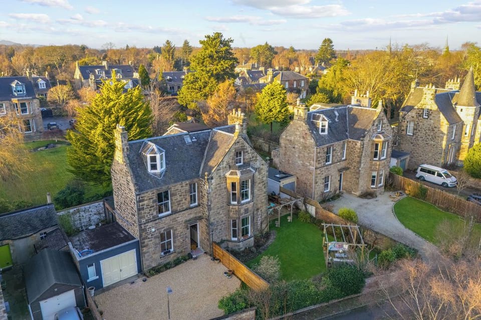 Aerial view of Eskbank Villa