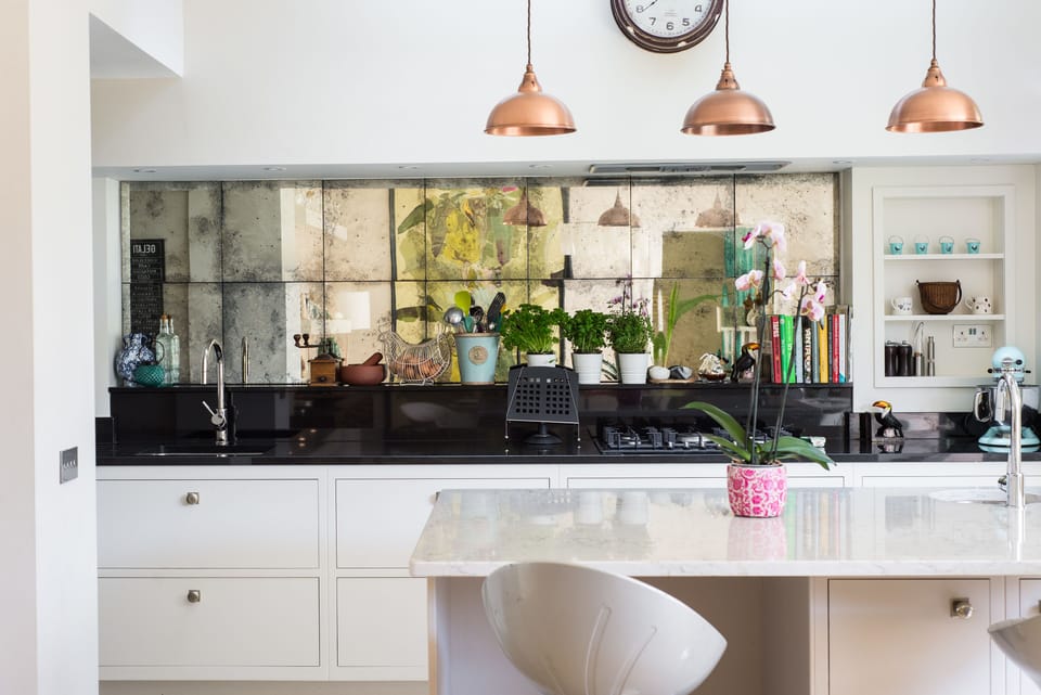 Kitchen island perfect for gathering everyone.
