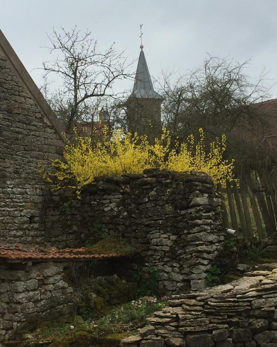 View to village church
