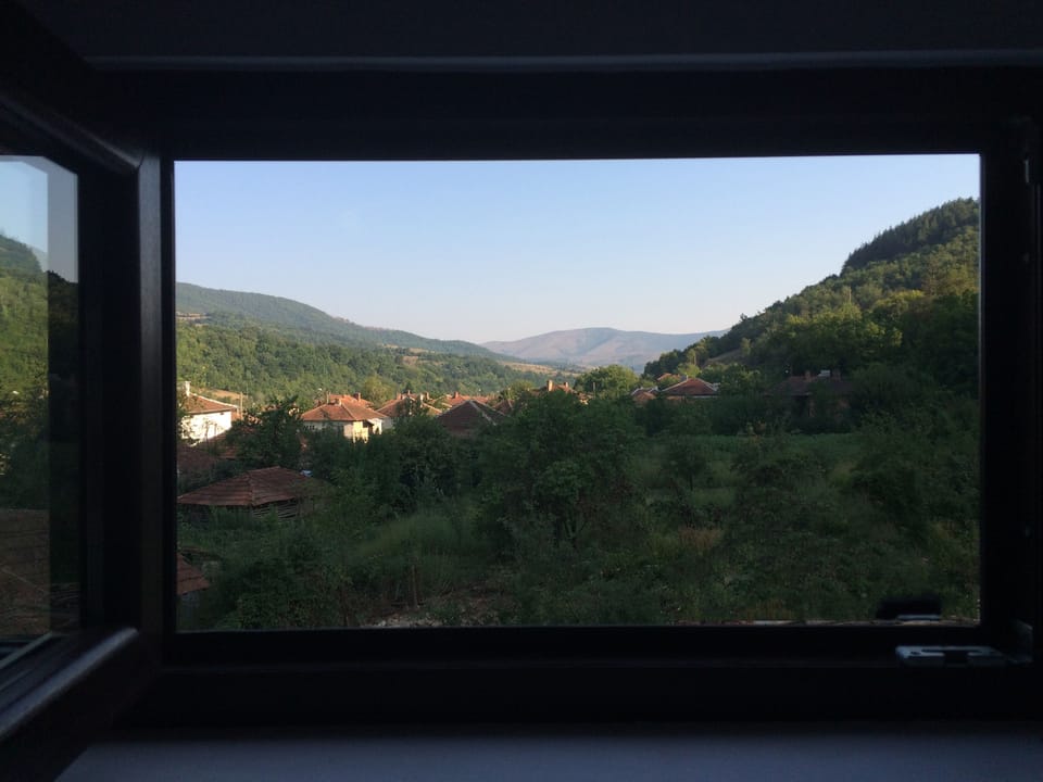 View from loft bedroom