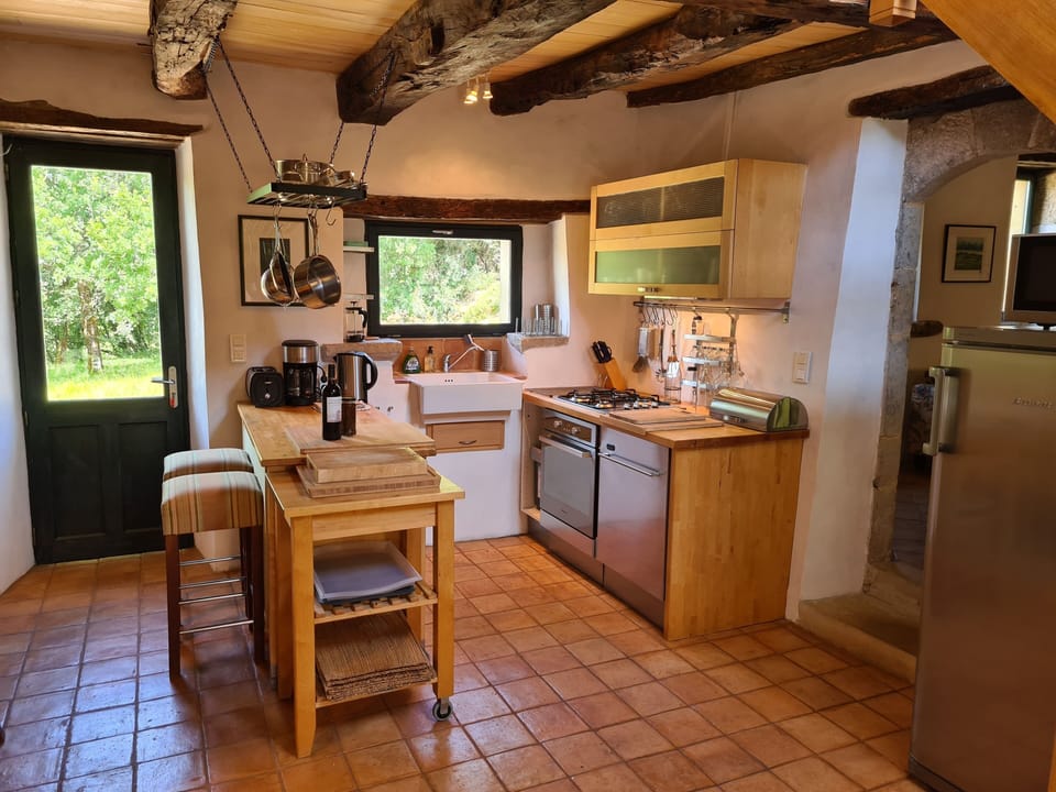 The kitchen/diner of the Long House