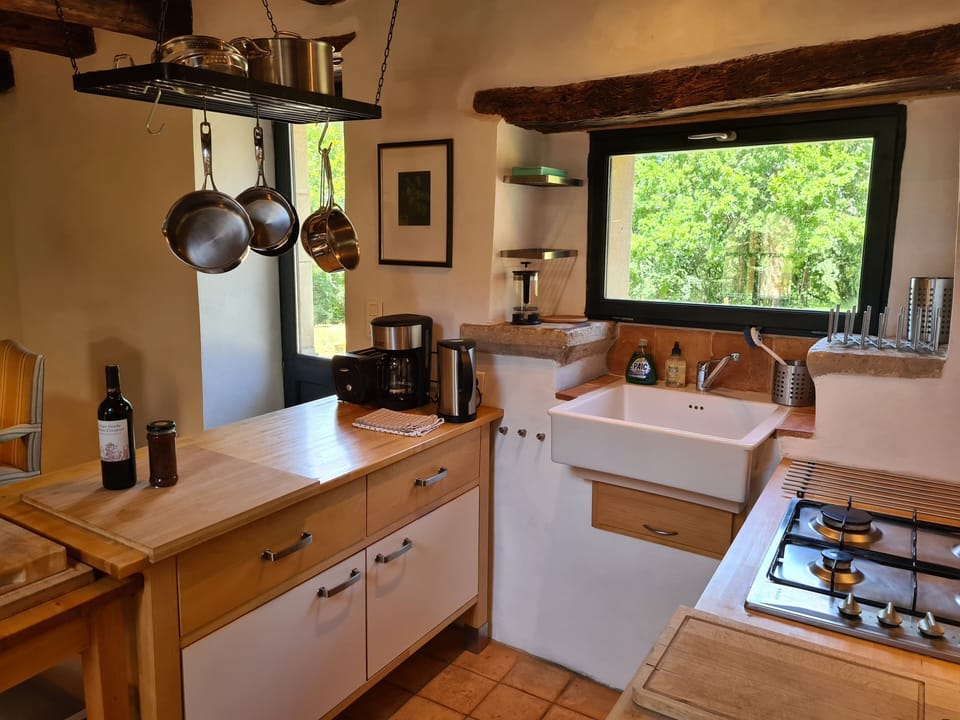 The kitchen on the Long House