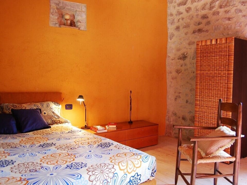 Master bedroom at top of tower