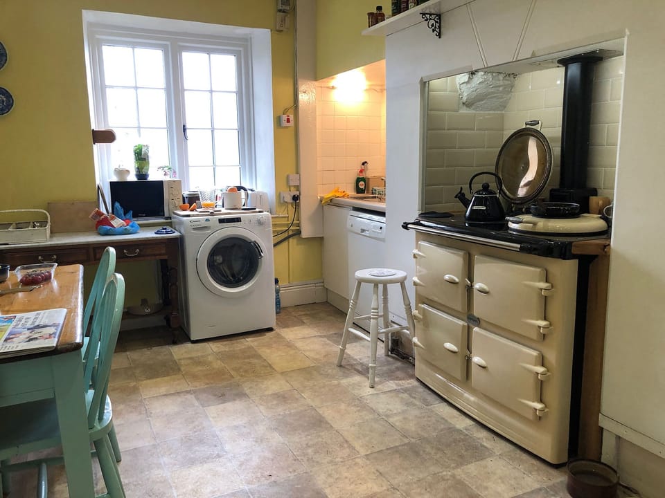The Kitchen with the Firebird range cooker
