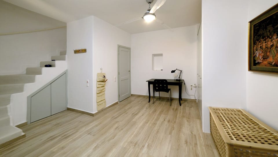 The space at lower level
