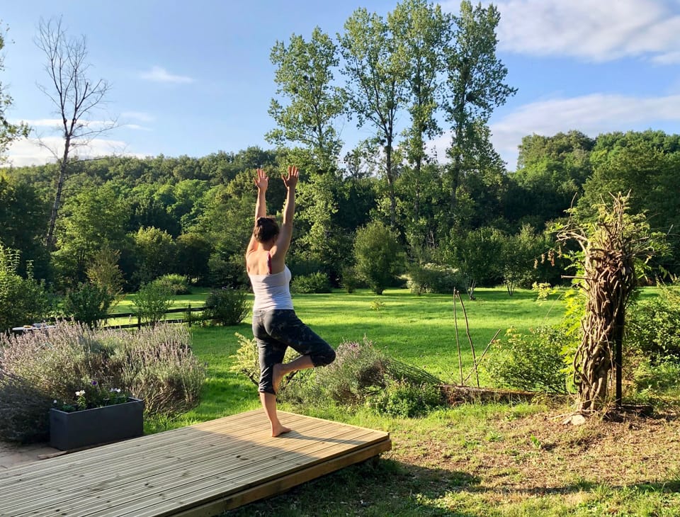 Morning yoga