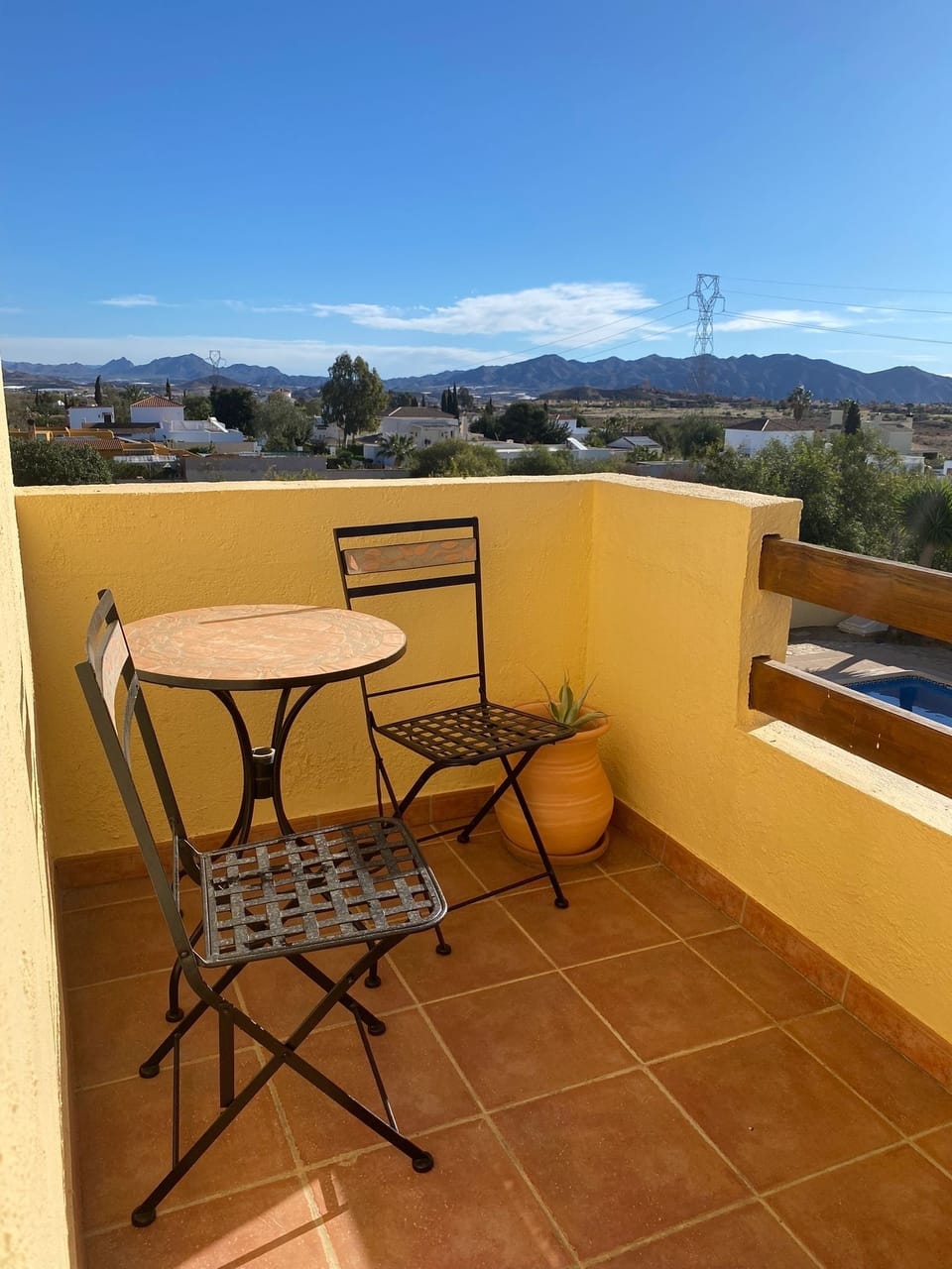 View from upstairs side patio