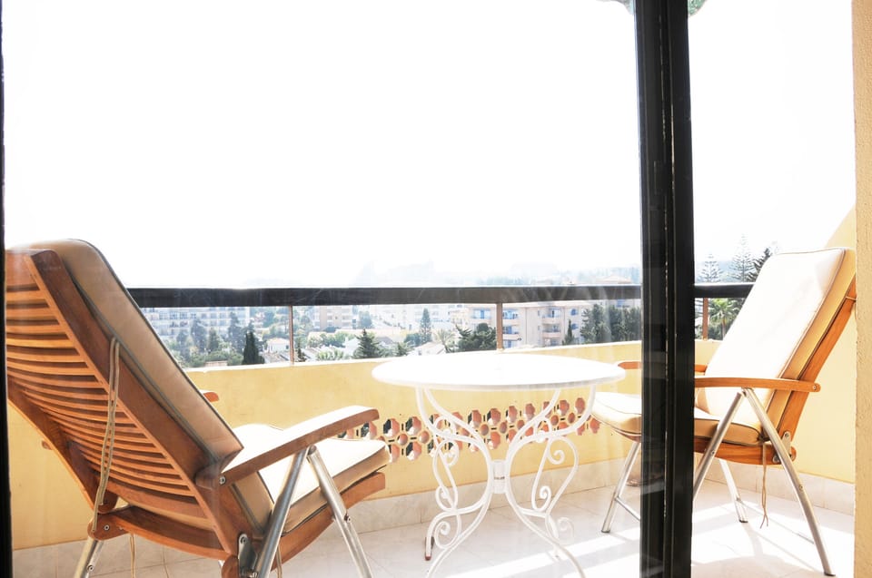 One of the two South West facing balconies