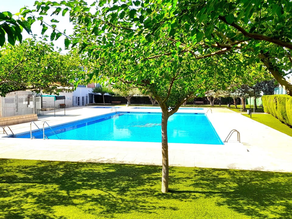 Local community pool and sports area.