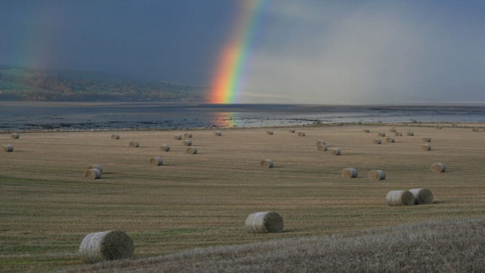 The geography of the area allows for some of the best rainbows in the UK