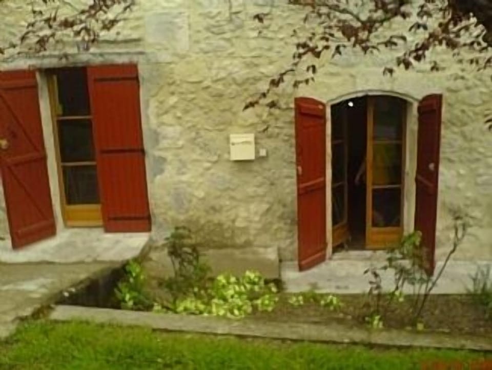 Front French doors and shutters