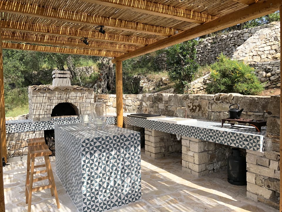 Outside kitchen