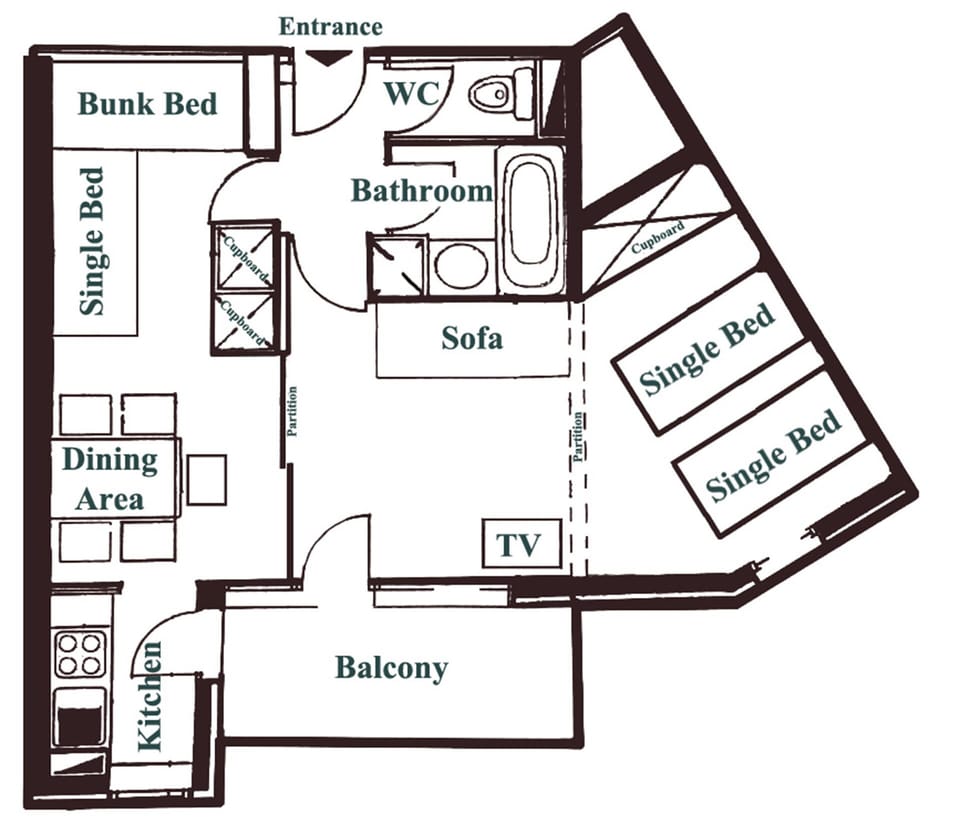 Plan of the apartment
