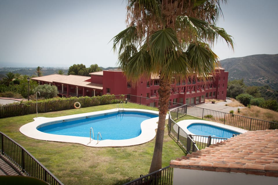 Communal Pools both with safety fencing