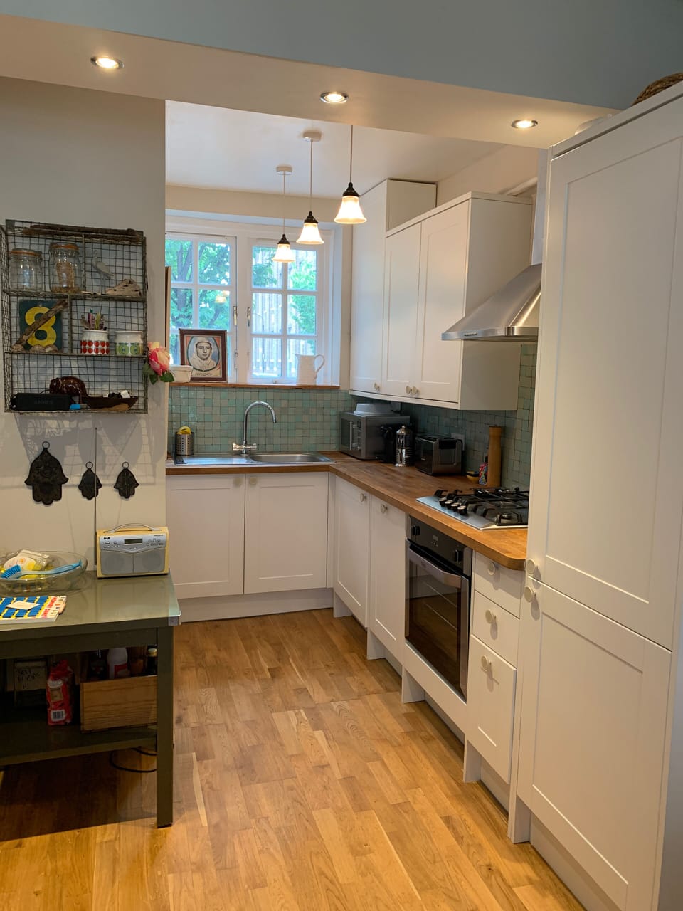 Kitchen taken from living room area
