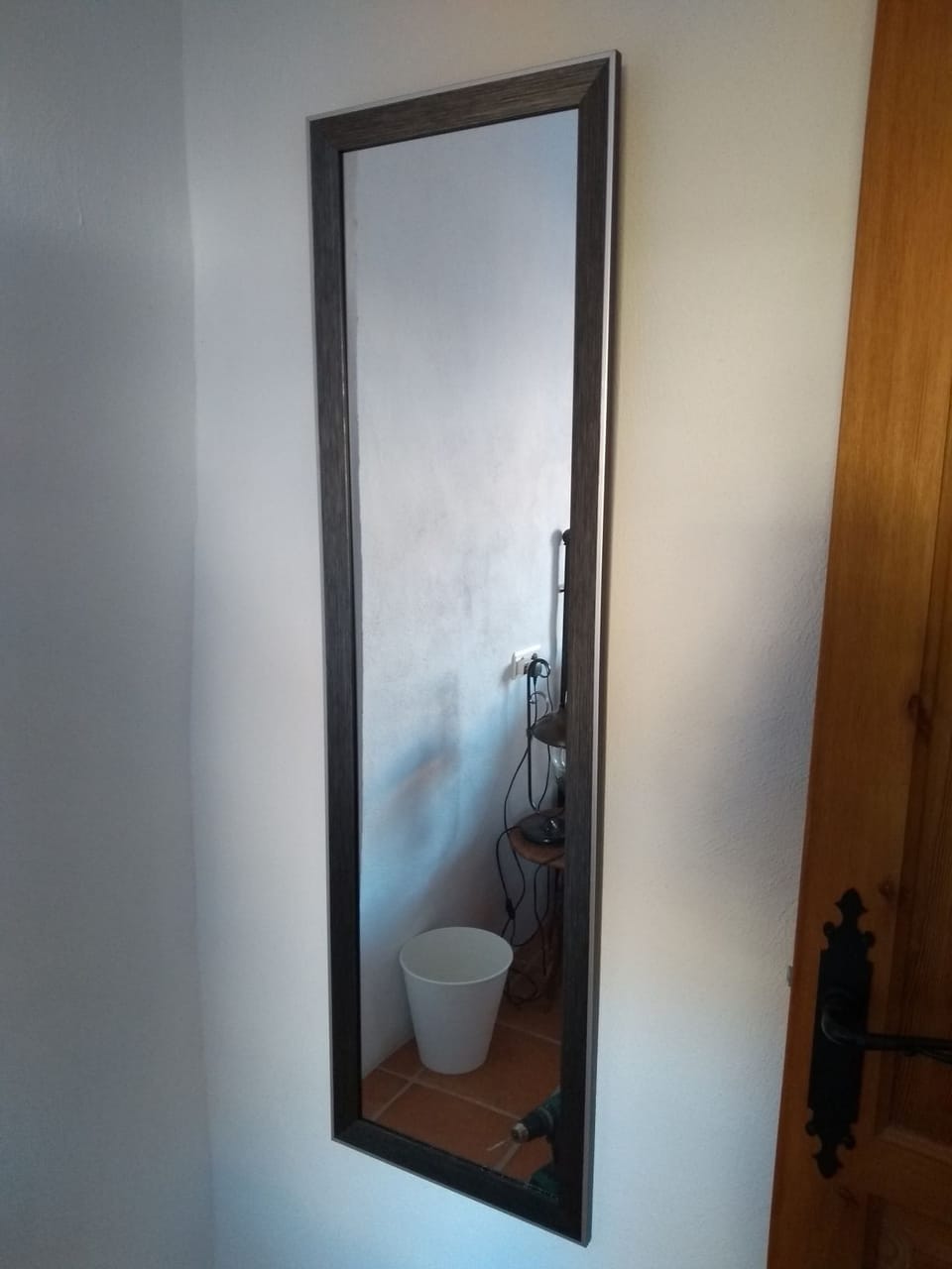 Full length mirror in the main bedroom