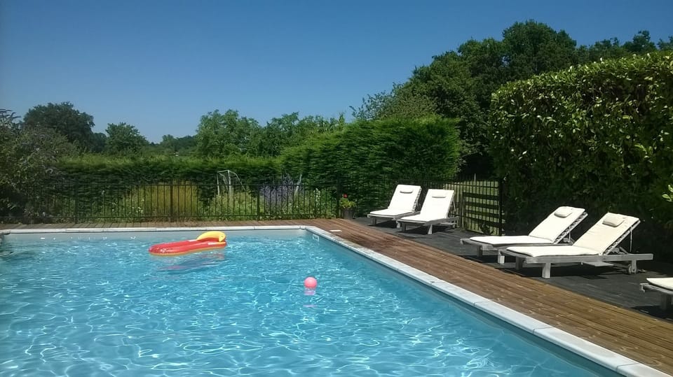 Enclosed Pool and sun terrace
