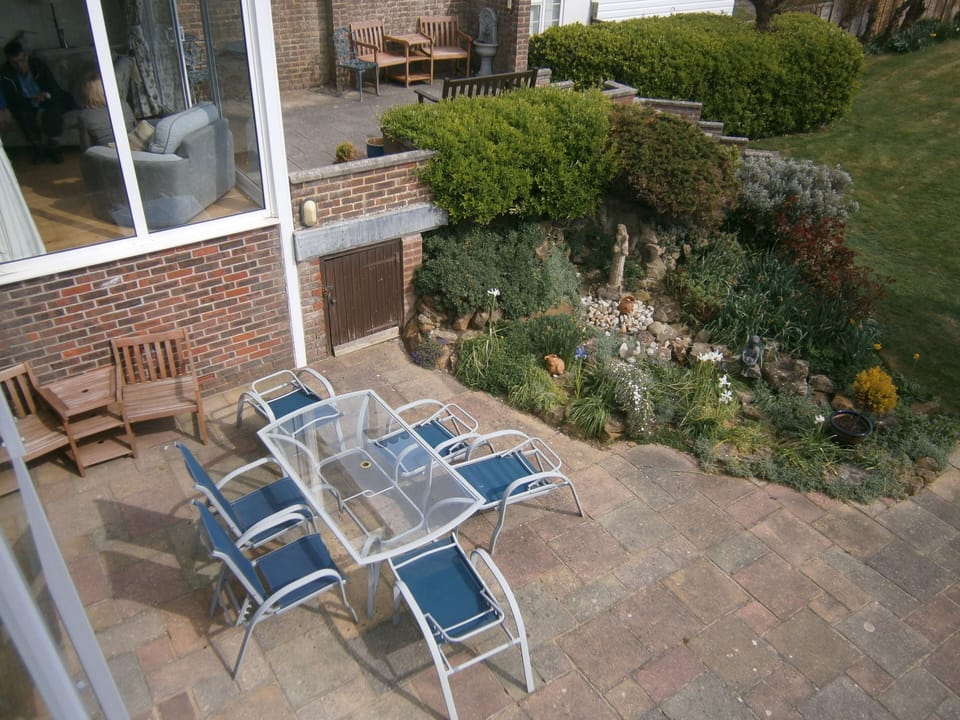 Upper and Lower patios