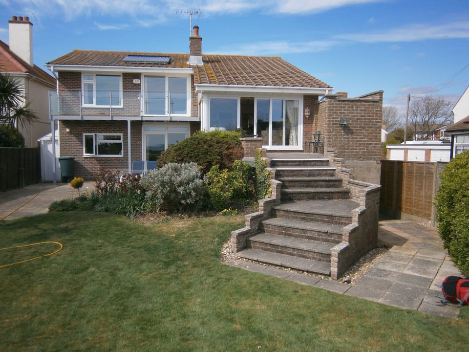 Back of the house showing new Balcony