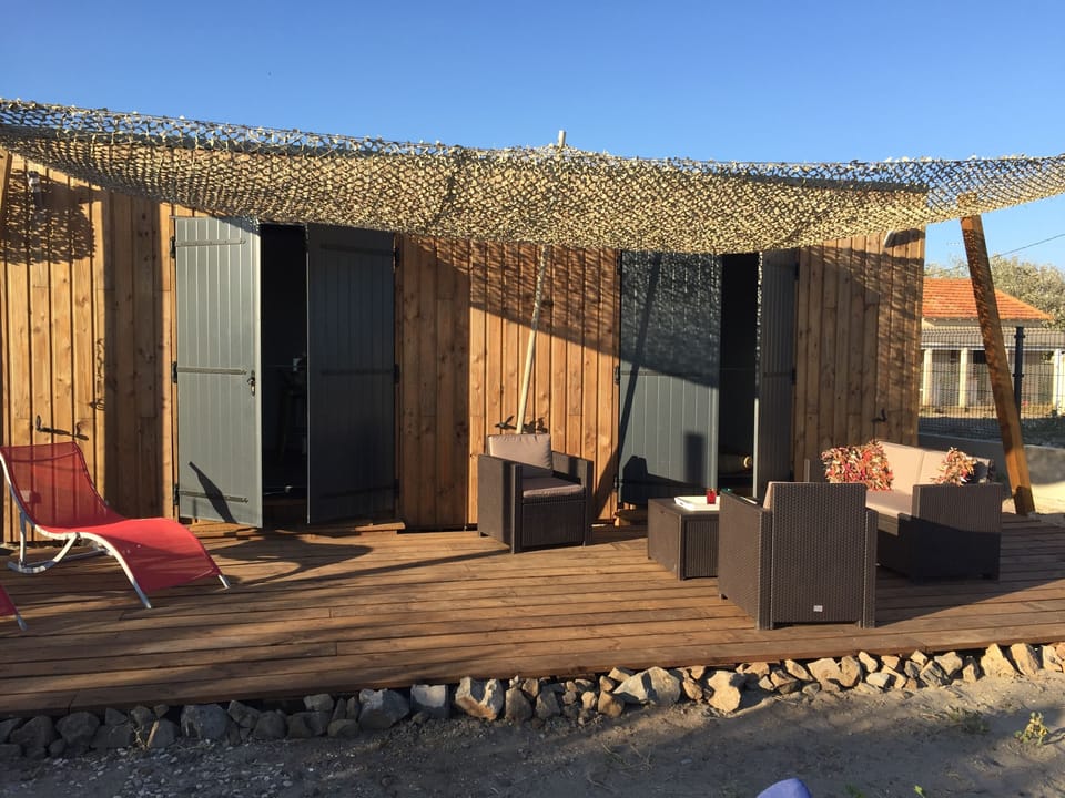Outside view of the beach house