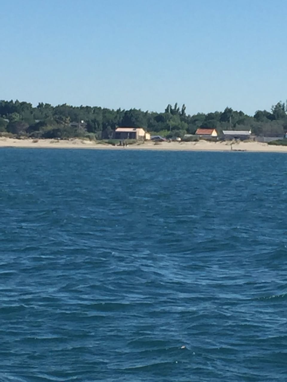 view of the house from a boat in front of
