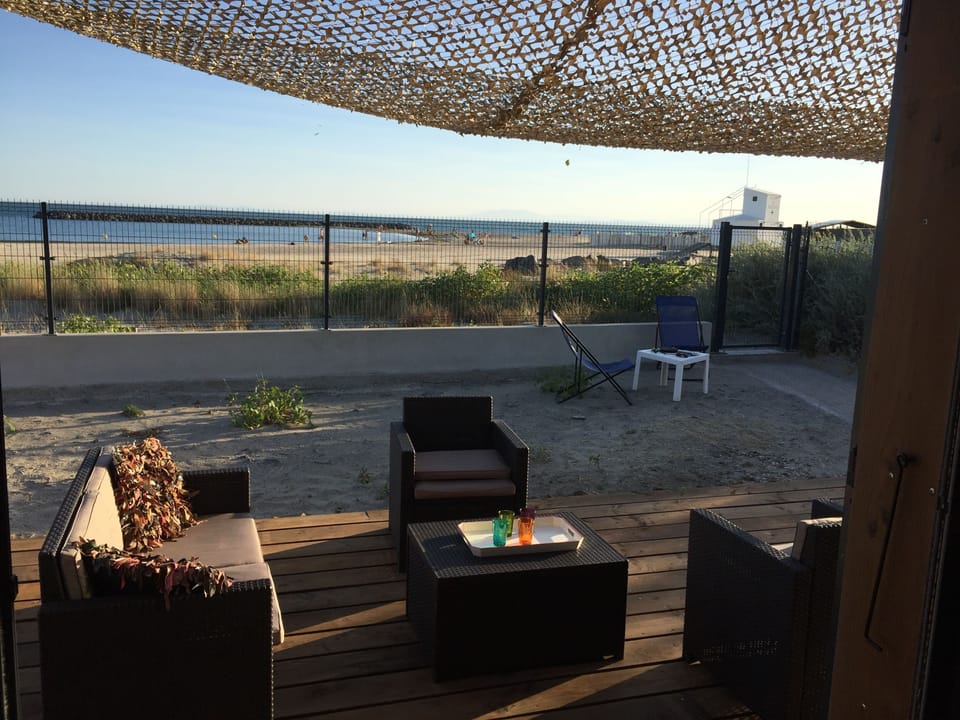 Sea view available from our living-room 