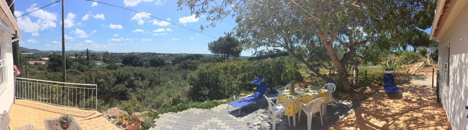180º panorama picture in front of the house 