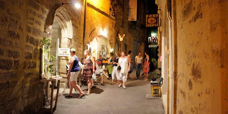 Late night shopping during July and August.