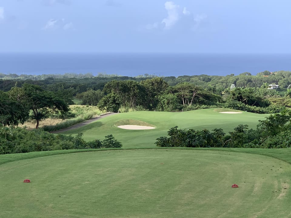 A view from a morning walk around the golf course.